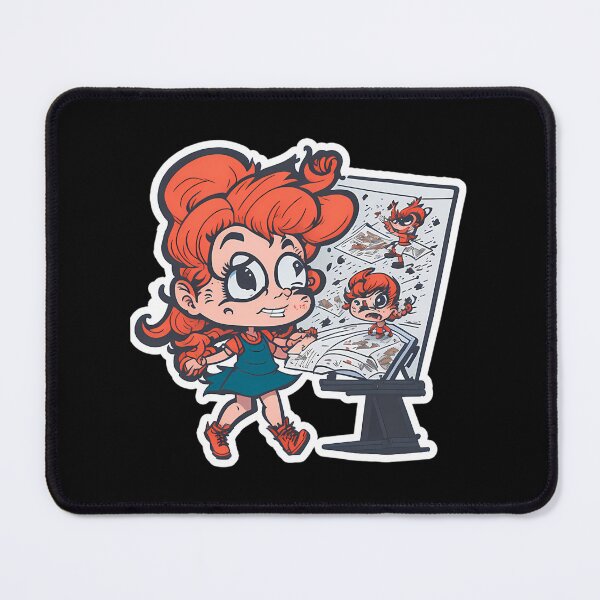 Item preview, Cr.azy Carto.onist Girl, Abnormal Cartoon designed and sold by KeeblerAlden.