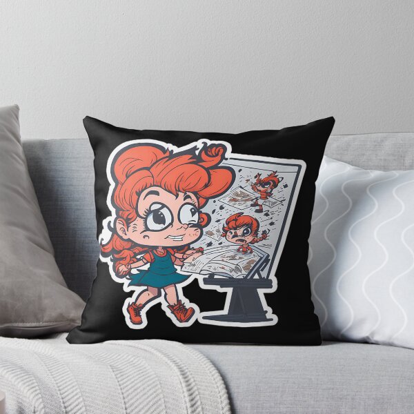Item preview, Cr.azy Carto.onist Girl, Abnormal Cartoon designed and sold by KeeblerAlden.