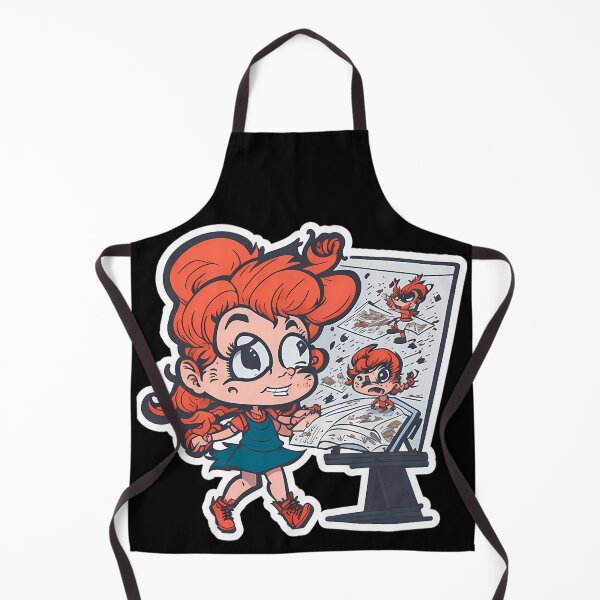 Item preview, Cr.azy Carto.onist Girl, Abnormal Cartoon designed and sold by KeeblerAlden.