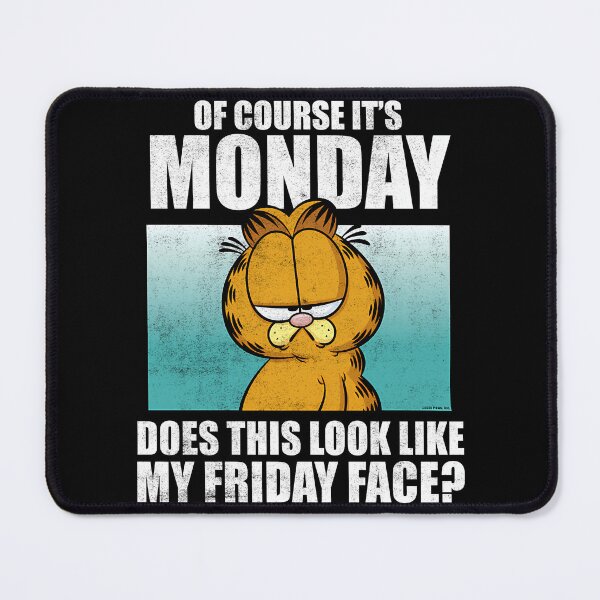 Item preview, Ga.rfield Of Co.urse It's Monday...Friday Face designed and sold by CummerataPenelo.