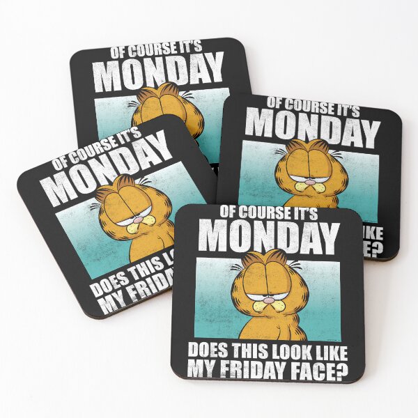Item preview, Ga.rfield Of Co.urse It's Monday...Friday Face designed and sold by CummerataPenelo.