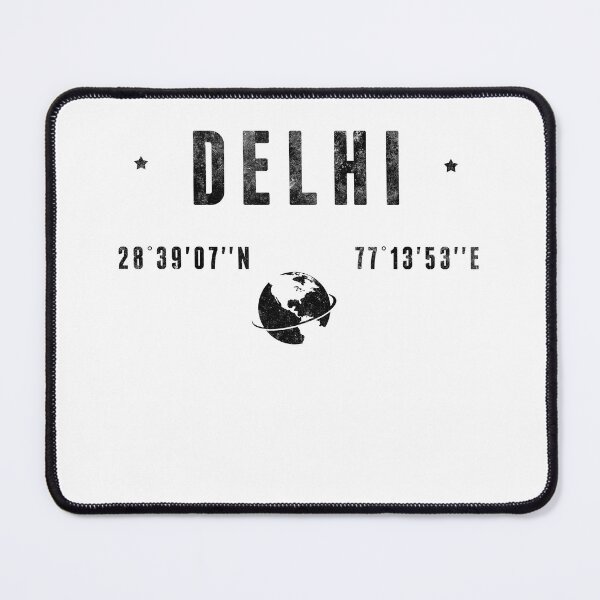 Item preview, Delhi India Latitude Longitude Coordinates designed and sold by capricedefille.