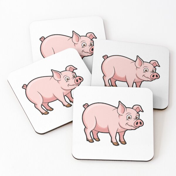 Item preview,  Modern Trendy Cute Pig Pink designed and sold by SOUFIANE1991.
