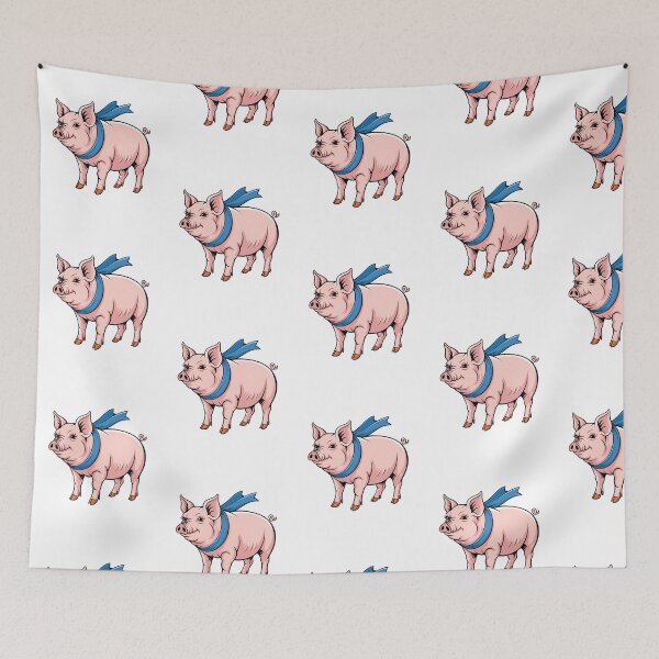 Item preview,  Modern Trendy Cute Pig Pink designed and sold by SOUFIANE1991.
