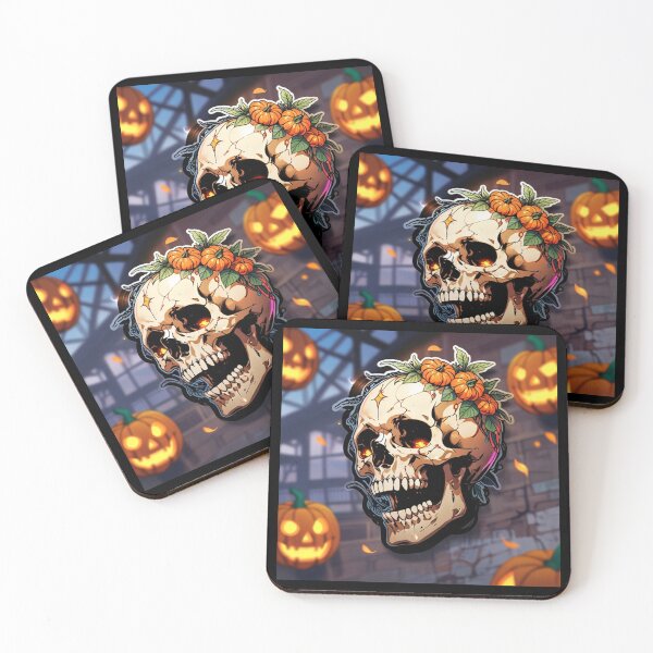 Item preview, Botanical Skull and Pumpkin designed and sold by The Collection.