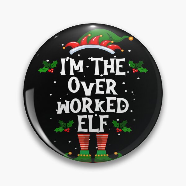 Item preview, I’m the Overworked Elf, Christmas Xmas Pajama PJ designed and sold by sandrahofer-art.
