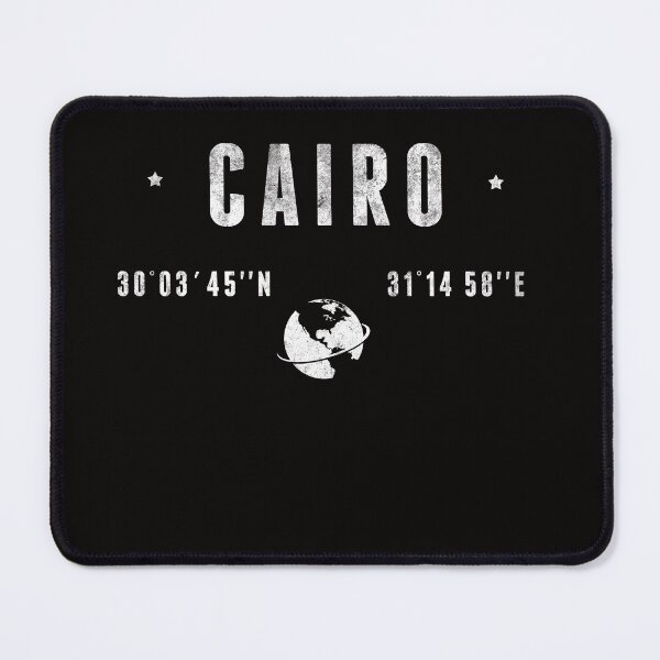 Item preview, Cairo Egypt Latitude Longitude Coordinates designed and sold by capricedefille.