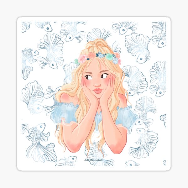 FLOWER CROWN Sticker