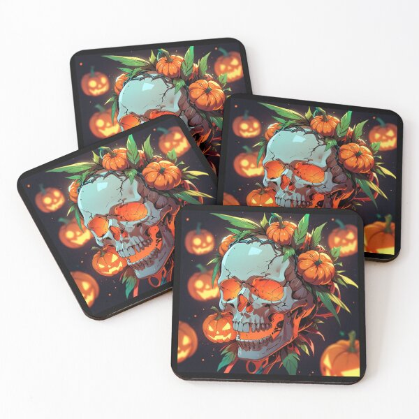 Item preview, Botanical Skull and Pumpkin designed and sold by The Collection.