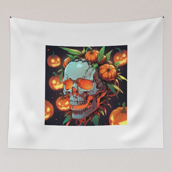 Item preview, Botanical Skull and Pumpkin designed and sold by The Collection.