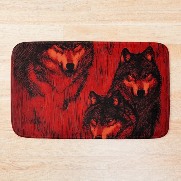 Item preview, Rustic Wolf Illustration on Wood Grain Background | Wood Art | Wood Burning | Animal Art | Animal Drawing designed and sold by UnhingedBird.