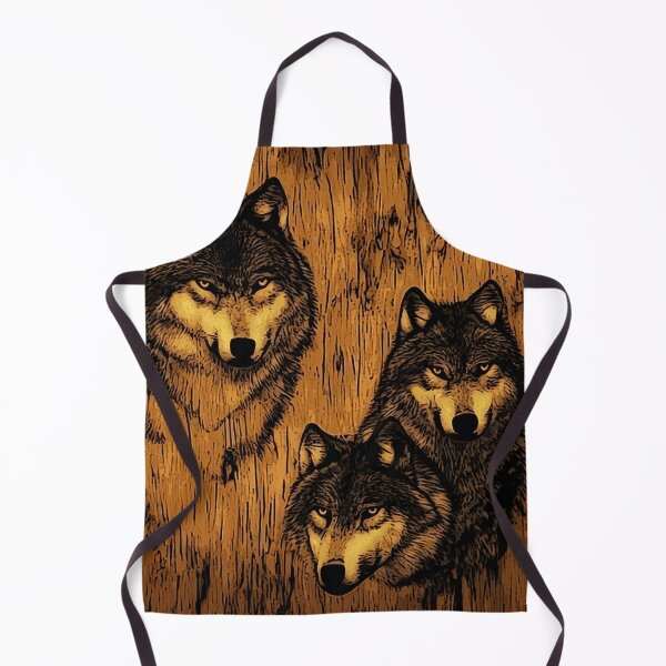 Artikelvorschau, Rustikale Wolf-Illustration auf Holzmaserung-Hintergrund | Holzkunst | Holzverbrennung | Tierkunst | Tierzeichnung entworfen und verkauft von UnhingedBird.