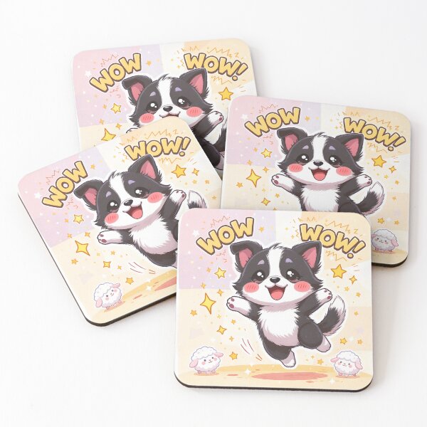 Item preview, Sheep Dog – Cute Kawaii Puppy WOW Cartoon Design designed and sold by DamianRoy88.