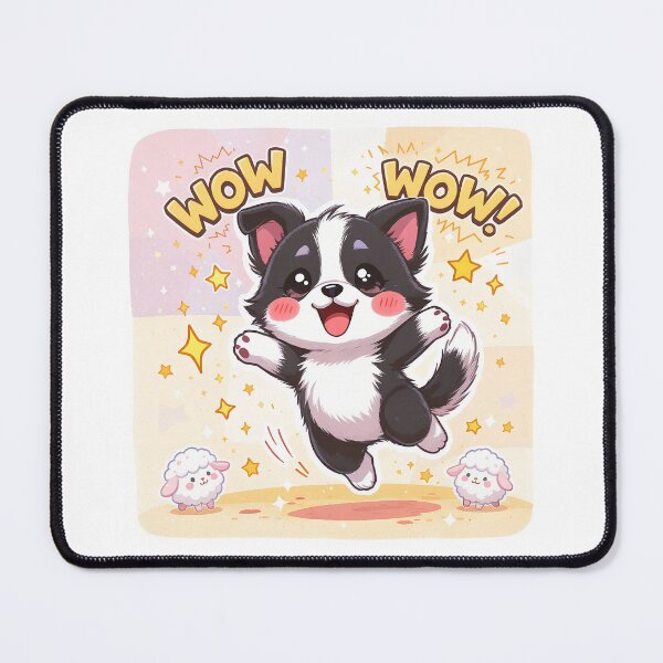 Item preview, Sheep Dog – Cute Kawaii Puppy WOW Cartoon Design designed and sold by DamianRoy88.