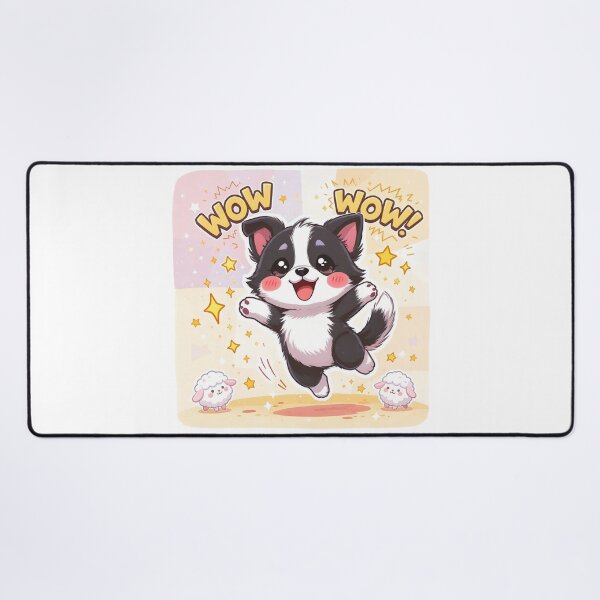 Item preview, Sheep Dog – Cute Kawaii Puppy WOW Cartoon Design designed and sold by DamianRoy88.
