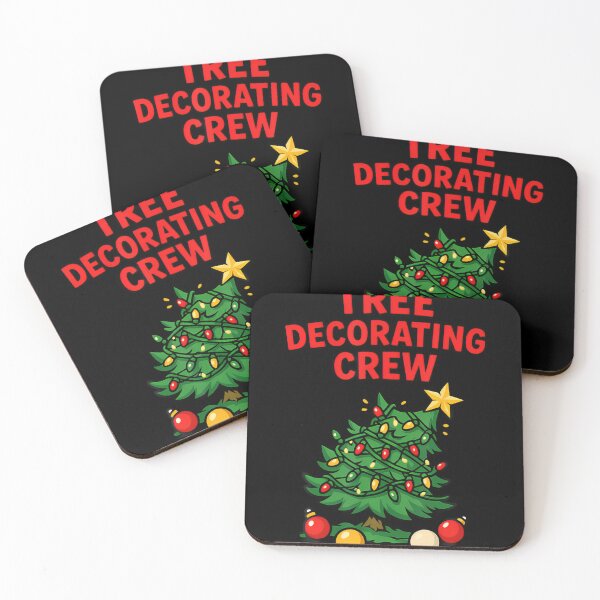 Item preview, Christmas Tree Decorating Crew Matching Lighting Team Funny designed and sold by sandrahofer-art.