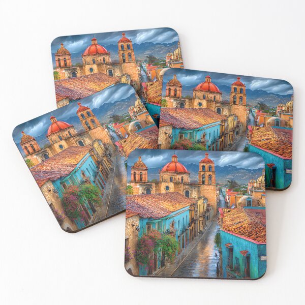 Item preview, Colorful Historic Street with Vibrant Architecture designed and sold by Artessie.