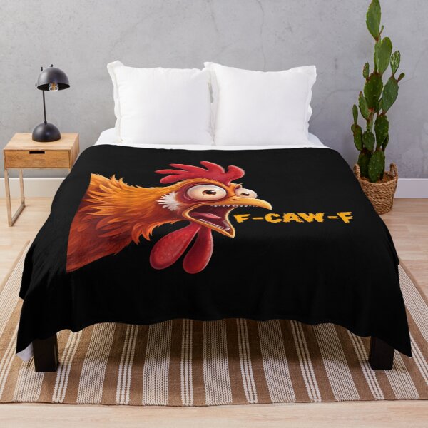 Item preview, Funny F-Caw-F Chicken Funny Rooster Quote Humor designed and sold by merlinnears.