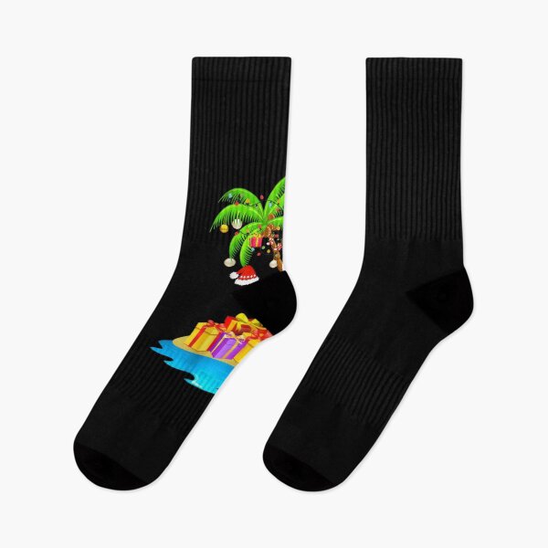 Item preview, Christmas Lights Palm Tree Funny Hawaii Beach Tropical Xmas designed and sold by sandrahofer-art.