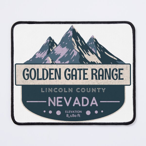 Item preview, Golden Gate Range, Lincoln County, Nevada, Mountain Design designed and sold by Wanderful-roads.