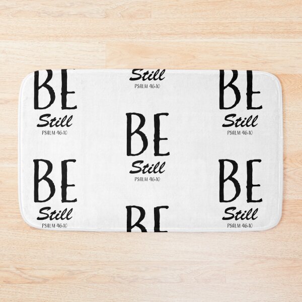 Item preview, Be Still - Christian Bible Verse Inspirational Quote | Faith in God Scripture Art designed and sold by CrossCrafted.