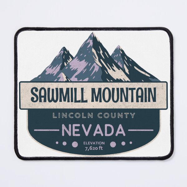 Item preview, Sawmill Mountain, Lincoln County, Nevada, Mountain Design designed and sold by Wanderful-roads.