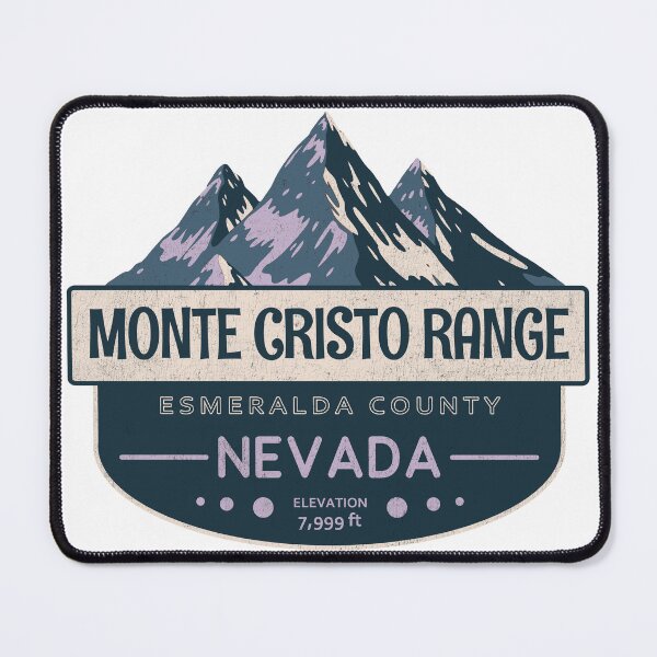 Item preview, Monte Cristo Range, Esmeralda County, Nevada, Mountain Design designed and sold by Wanderful-roads.