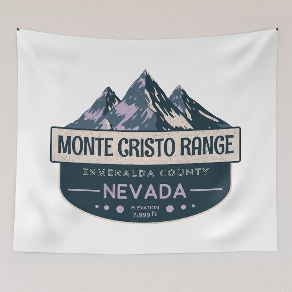 Item preview, Monte Cristo Range, Esmeralda County, Nevada, Mountain Design designed and sold by Wanderful-roads.