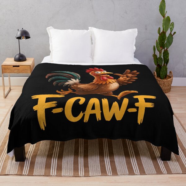 Item preview, Funny Rooster Meme F-Caw-F Chicken designed and sold by merlinnears.