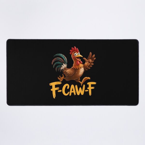 Item preview, Funny Rooster Meme F-Caw-F Chicken designed and sold by merlinnears.