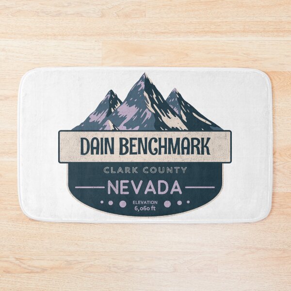 Item preview, Dain Benchmark, Clark County, Nevada, Mountain Design designed and sold by Wanderful-roads.