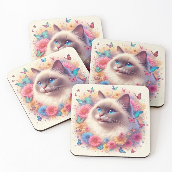 Item preview, Dreamy Birman Portrait designed and sold by Cuddle critters.