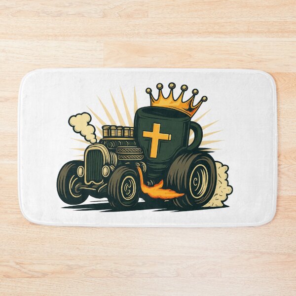 Artikelvorschau, Gekrönter Becher Hot Rod der göttlichen Geschwindigkeit entworfen und verkauft von CoffeeNJesus.