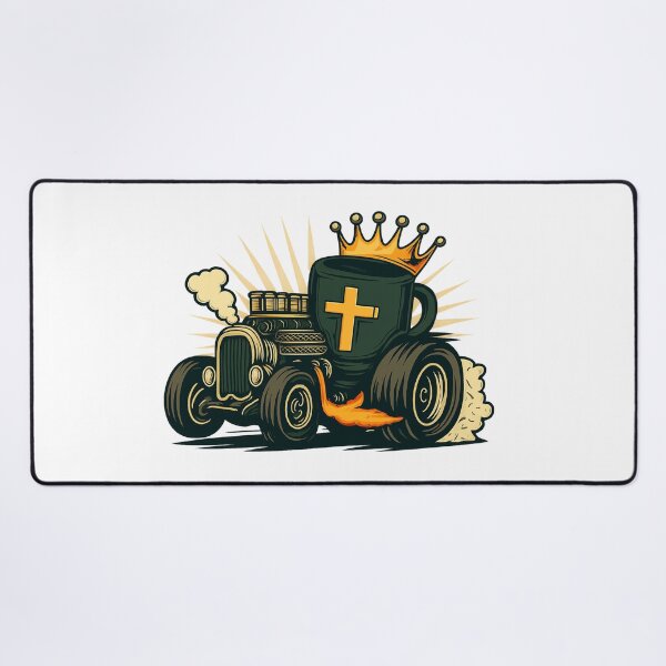 Artikelvorschau, Gekrönter Becher Hot Rod der göttlichen Geschwindigkeit entworfen und verkauft von CoffeeNJesus.