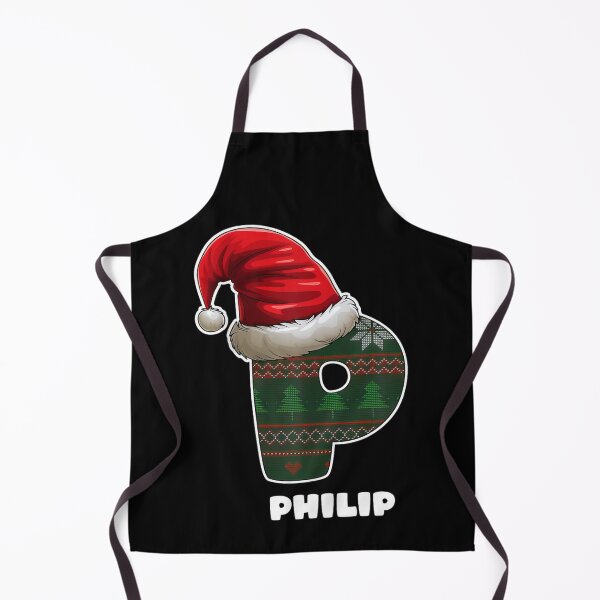 Item preview, Christmas Letter P First Name Philip designed and sold by sandrahofer-art.