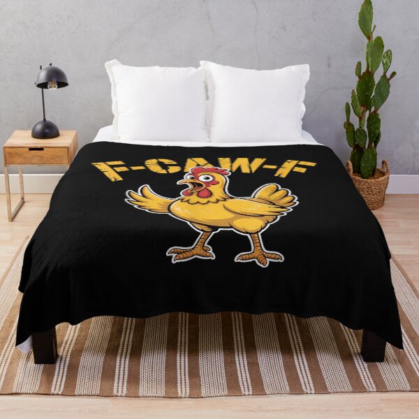Item preview, F-Caw-F - Funny Chicken Quote Rooster Meme designed and sold by merlinnears.