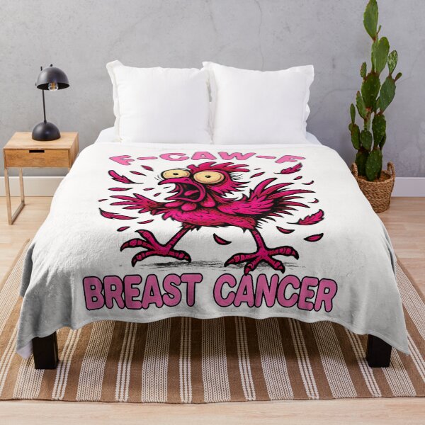 Item preview, Chicken F-Caw-F Breast Cancer designed and sold by merlinnears.