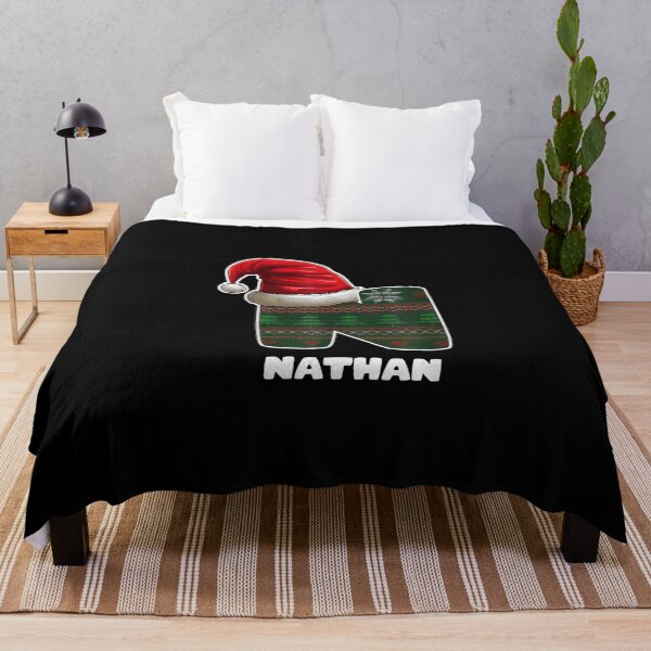 Item preview, Christmas Letter N First Name Nathan designed and sold by sandrahofer-art.