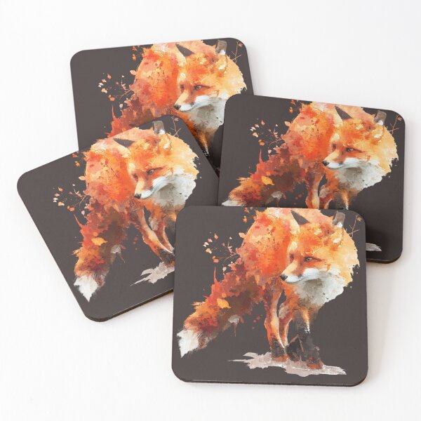 Artikelvorschau, Feuriger Geist des Herbstfuchses entworfen und verkauft von UniquetyDesign.