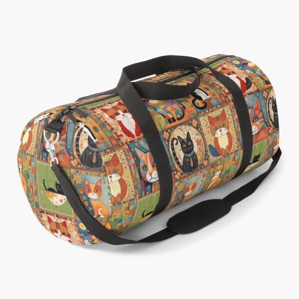 Item preview, Colorful Cat Illustration Pattern | Cat Art | Cat Drawing | Color Art designed and sold by UnhingedBird.