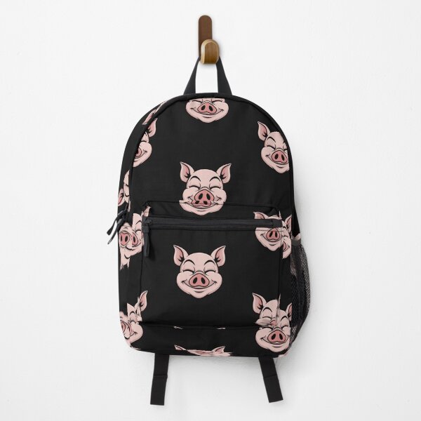Item preview, Modern Trendy Cute Smiling Face Pig Pink designed and sold by SOUFIANE1991.