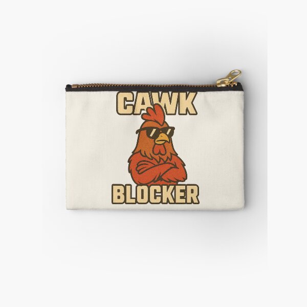 Item preview, Cawk Blocker | Funny Rooster Parody Design designed and sold by Bratak.