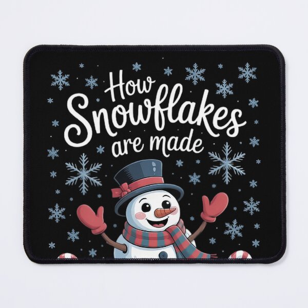 Item preview, Farting Snowman Making Snowflake Christmas Winter designed and sold by vespira-motion.