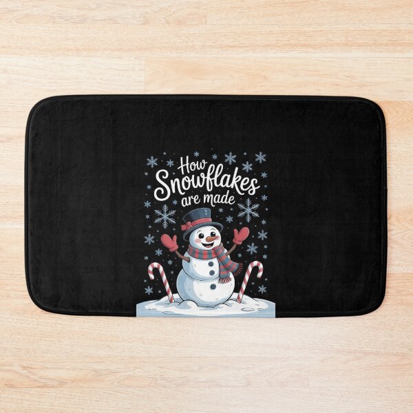 Item preview, Farting Snowman Making Snowflake Christmas Winter designed and sold by vespira-motion.
