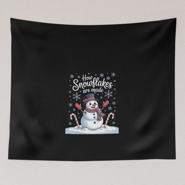 Item preview, Farting Snowman Making Snowflake Christmas Winter designed and sold by vespira-motion.