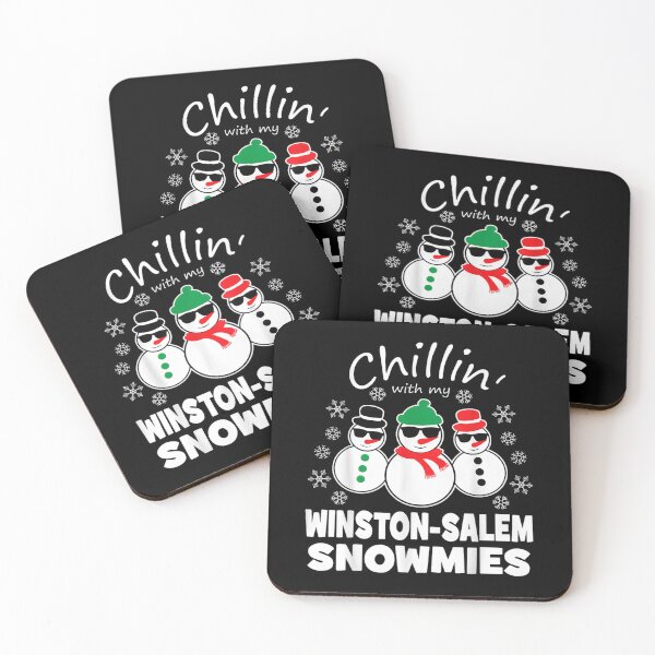 Item preview, Chillin With My Winston Salem Snowmies Funny Christmas designed and sold by sandrahofer-art.