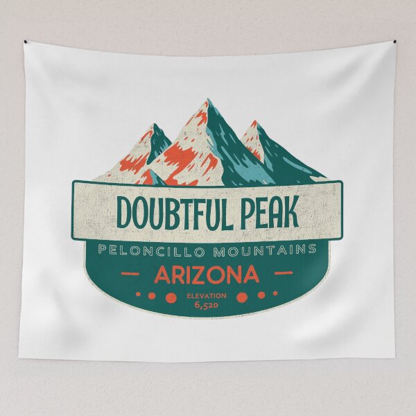 Item preview, Doubtful Peak, Peloncillo Mountains, Arizona, Mountain Design designed and sold by Wanderful-roads.