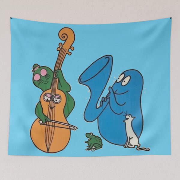 Artikelvorschau, Barbapapa spielt Geige - Jahrgang entworfen und verkauft von DieViolettHund.