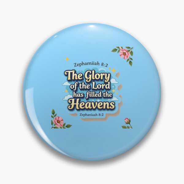 Item preview,  Zephaniah 8:2 Bible Verse Label – The Glory of the Lord Has Filled the Heavens , designed and sold by PaintMeWorld.