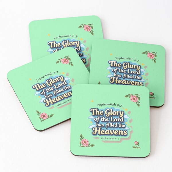 Item preview,  Zephaniah 8:2 Bible Verse Label – The Glory of the Lord Has Filled the Heavens , designed and sold by PaintMeWorld.